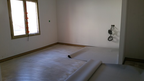 Pose d'une revêtement de sol PVC dans une maison de retraite à Toulon - Pacasol